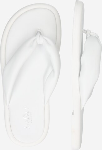 LeGer by Lena Gercke - Sandalias de dedo 'Sally' en blanco: lado