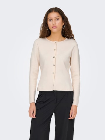 Cardigan 'JDYPrime' JDY en blanc : devant