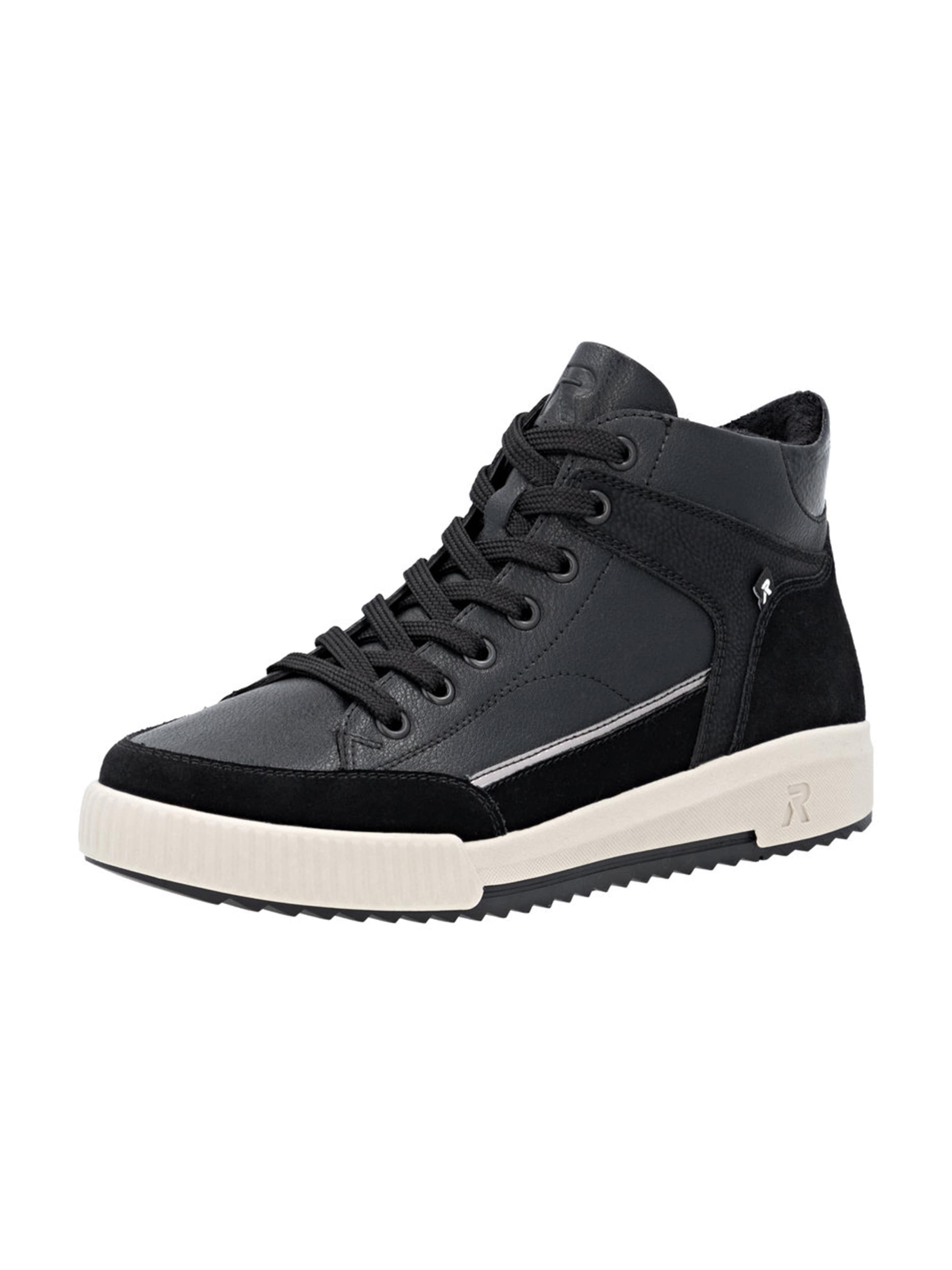 Rieker Sport - Sapatilhas altas em preto: frente