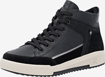 Rieker Sport - Zapatillas deportivas altas en negro: frente