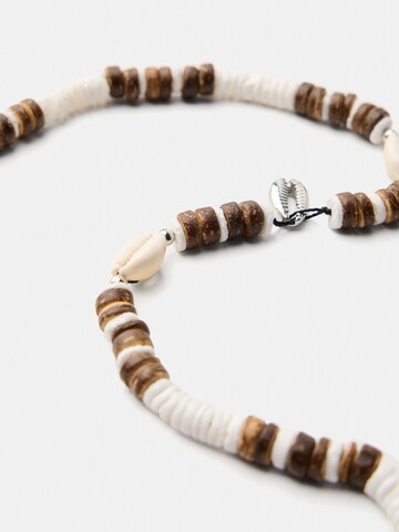 Bershka Necklace in White
