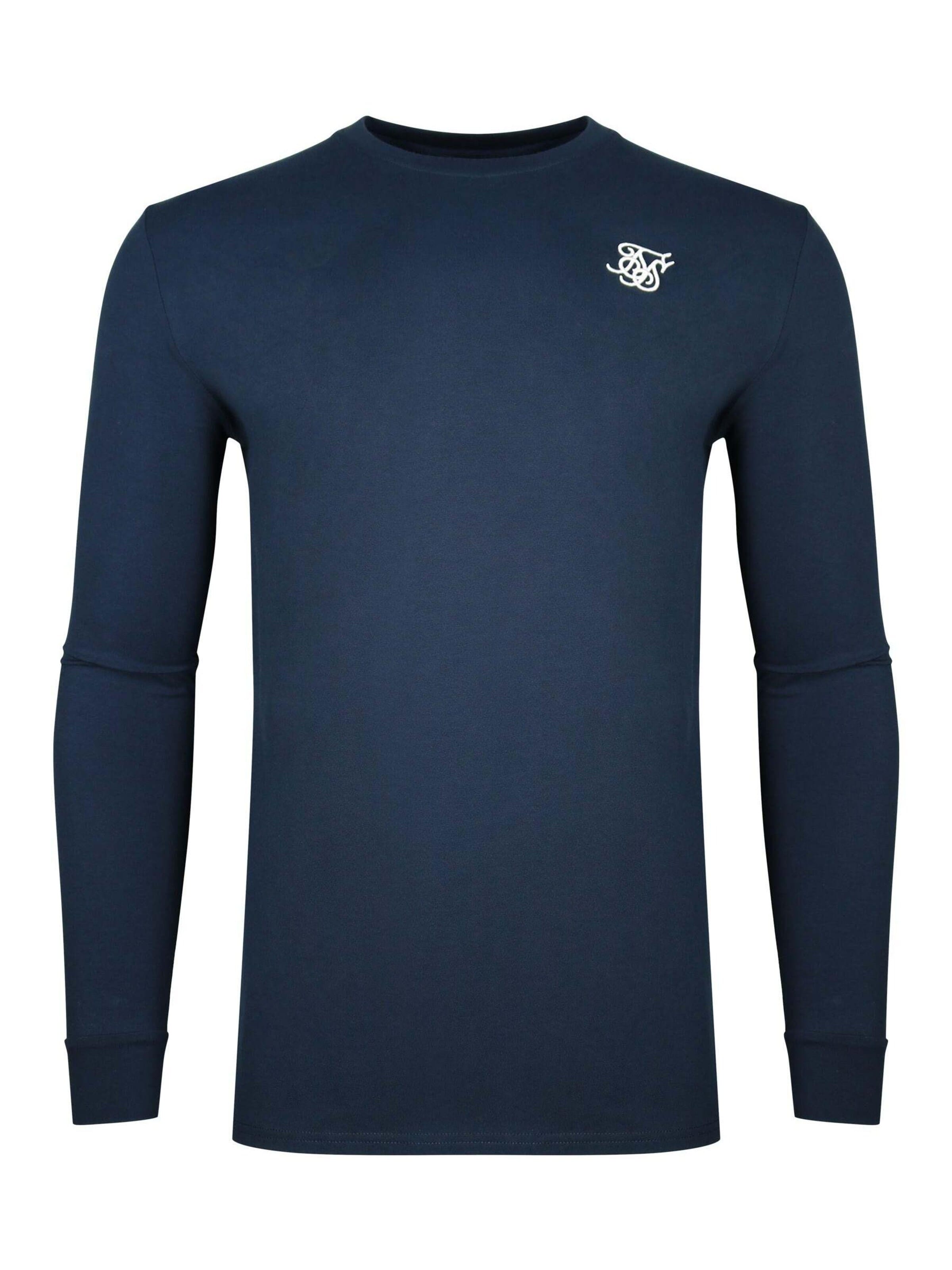 SikSilk Shirt 'Essentials' in L/Regular in blau, Produktansicht