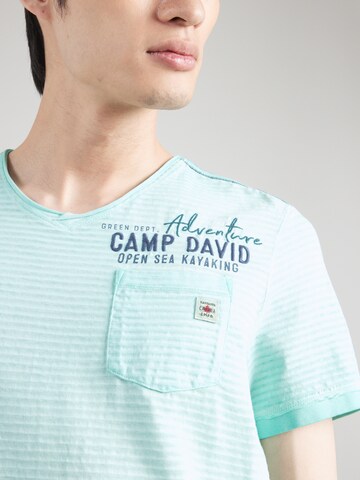 T-Shirt CAMP DAVID en vert