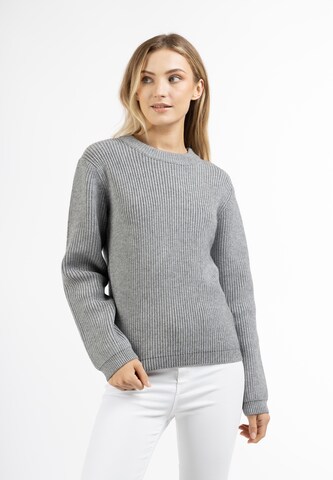 DreiMaster Maritim Pullover 'Palpito' in Grau: predná strana