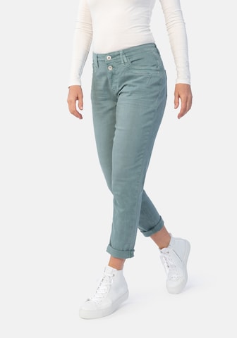 Coupe slim Jean 'Davos' STOOKER WOMEN en vert : devant