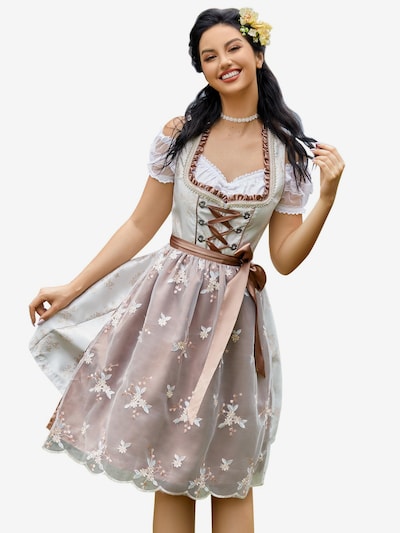 Yesfashion Dirndl‌‌‌‌‌‌‌ in 42 in apricot, Produktansicht