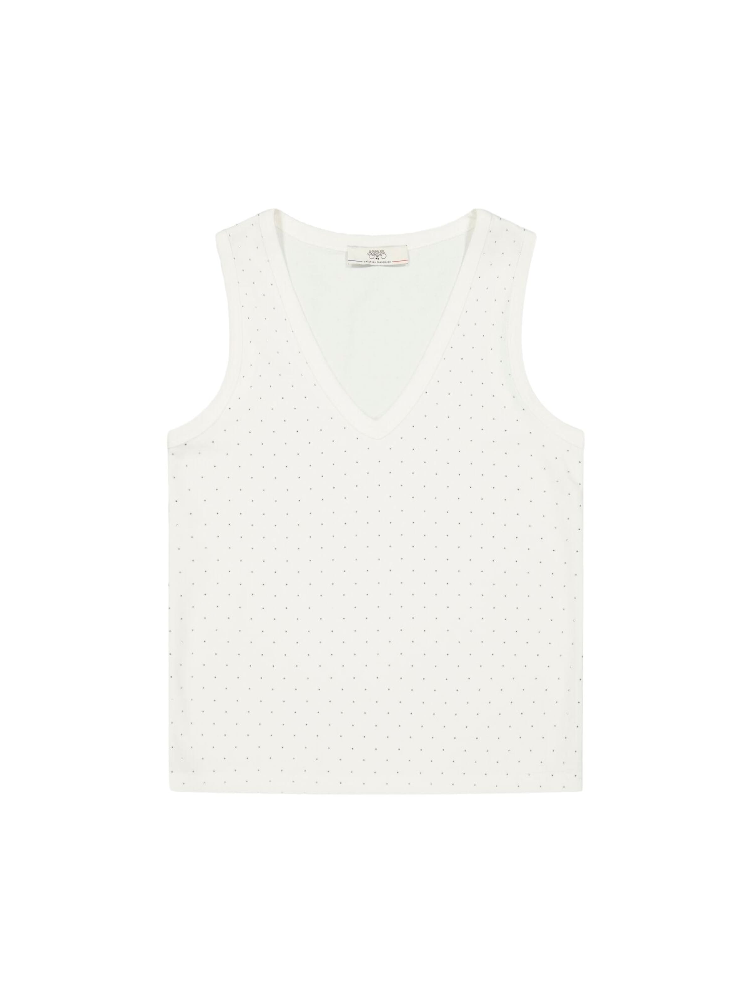 Haut 'Raphael' Le Temps Des Cerises en blanc : devant