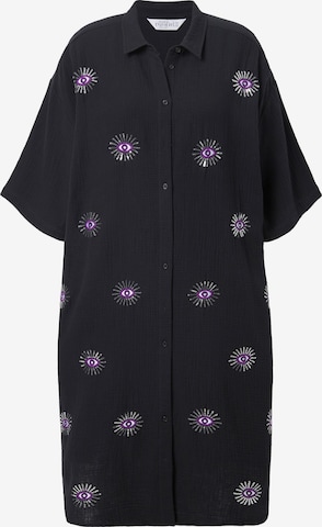 Robe-chemise Studio Untold en noir : devant