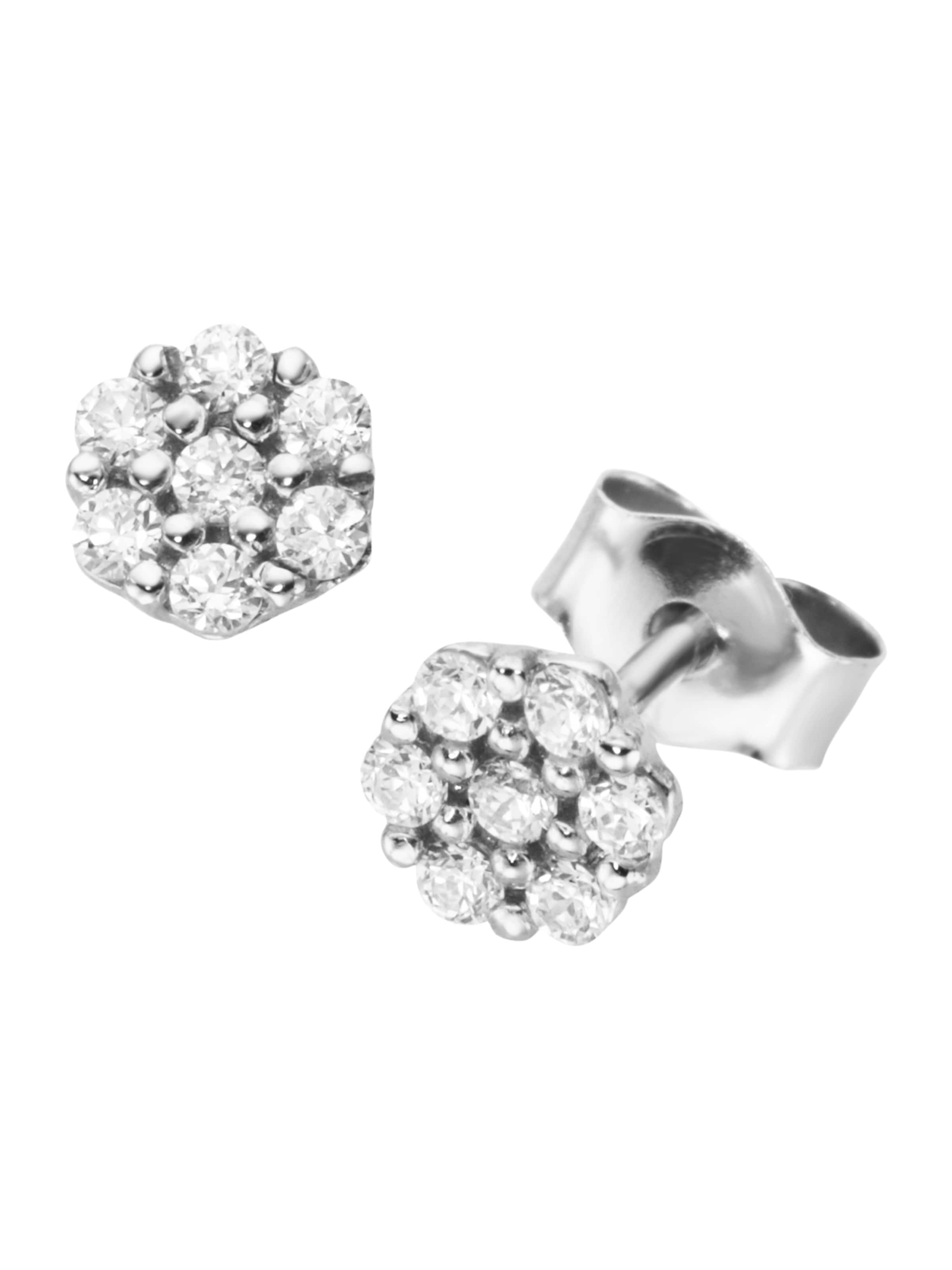 Boucles d'oreilles Luigi Merano en argent : devant