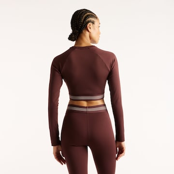 new balance Functioneel shirt 'AC Fitted Long Sleeve' in Rood