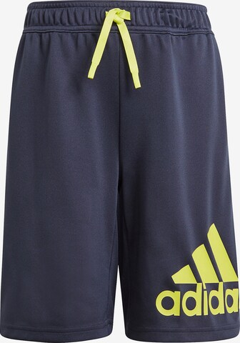 ADIDAS SPORTSWEAR Workout Pants in Blue: front