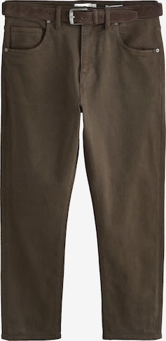 Next - Slimfit Calças de ganga em castanho: frente