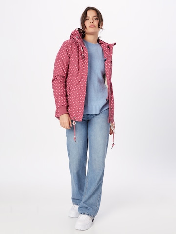 Ragwear Prehodna jakna 'DANKA' | roza barva