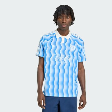 T-Shirt ADIDAS ORIGINALS en bleu : devant