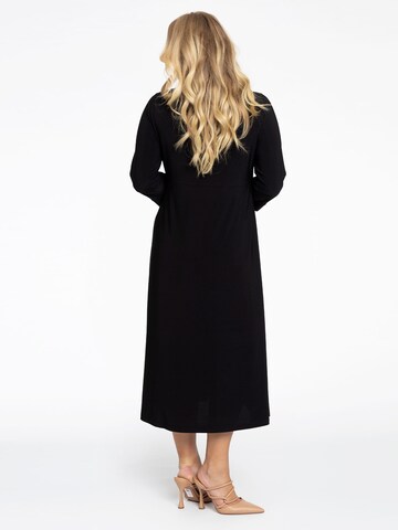 Yoek Shirt Dress 'Dolce' in Black