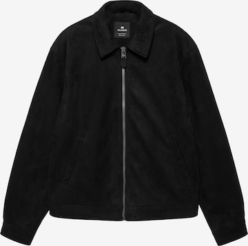 Pull&BearPrijelazna jakna - crna boja: prednji dio