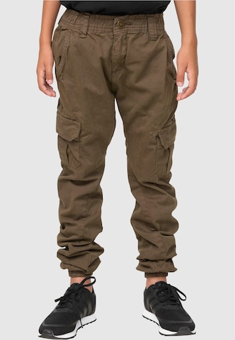 Urban Classics Tapered Trousers in Green: front