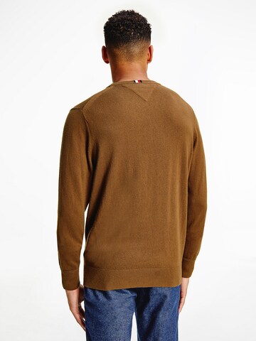 TOMMY HILFIGER Regular Fit Pullover in Braun