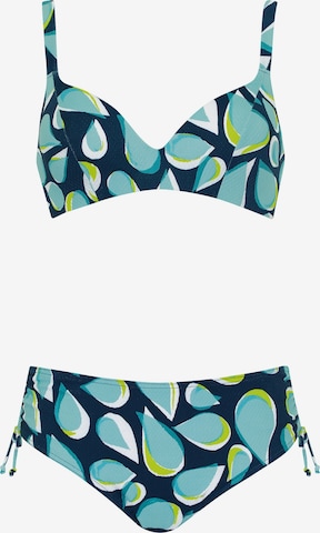 SUNFLAIR T-Shirt Bikini värissä sininen: etupuoli