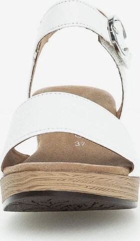 GABOR Strap Sandals in White