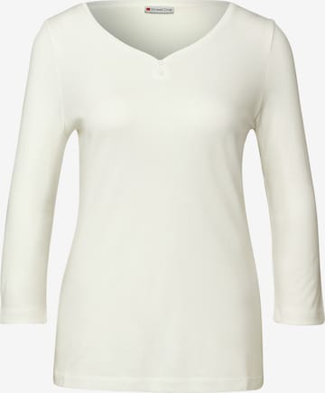 STREET ONE Shirt in Weiß: Vorderseite