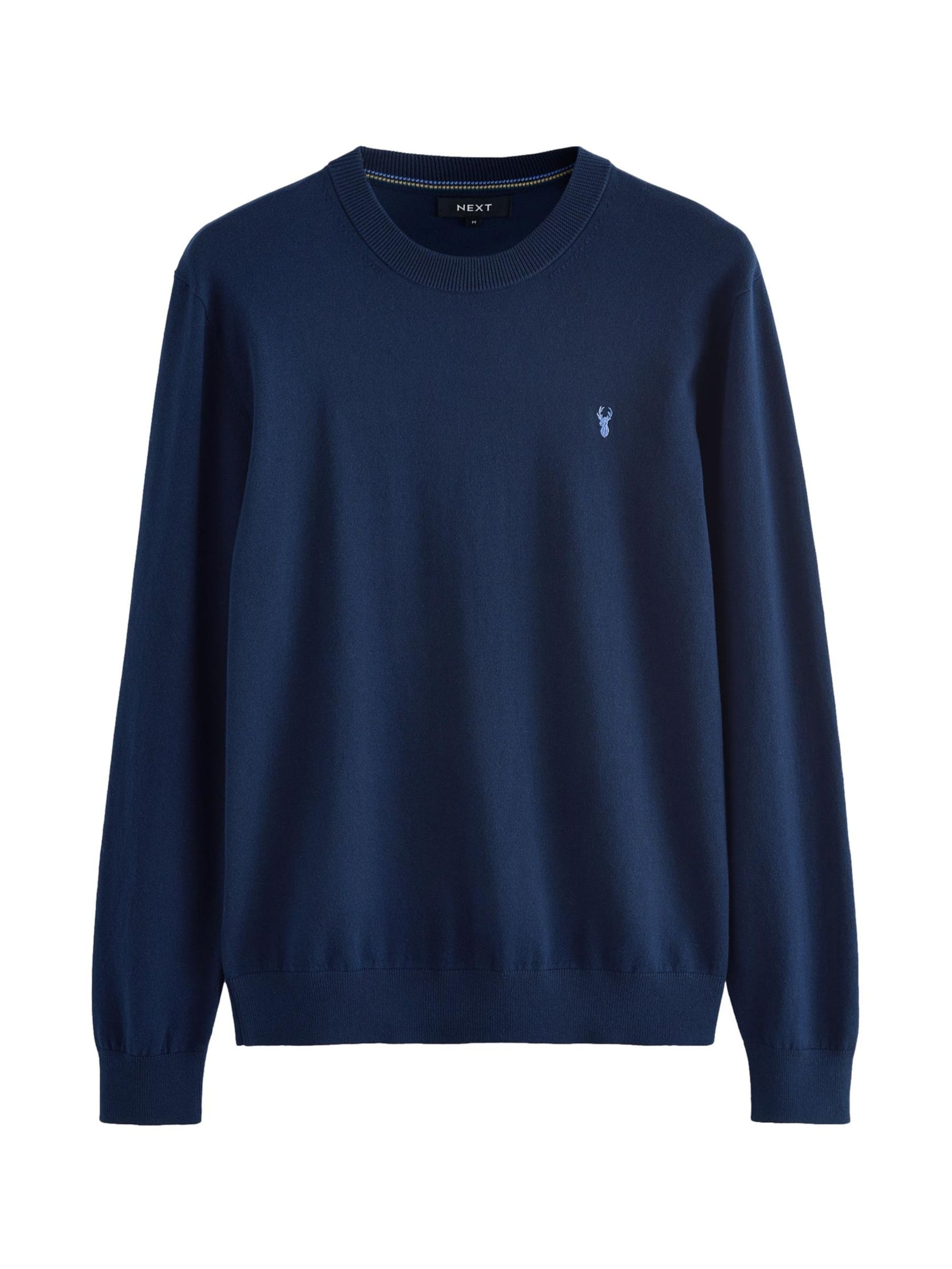 Next Πουλόβερ σε μπλε: μπροστά