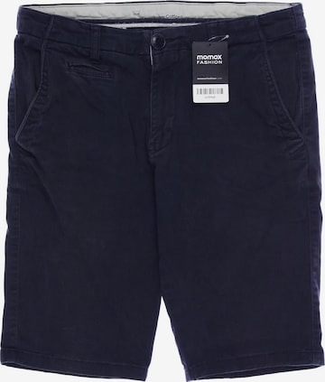KnowledgeCotton Apparel Shorts in 32 in Blue: front