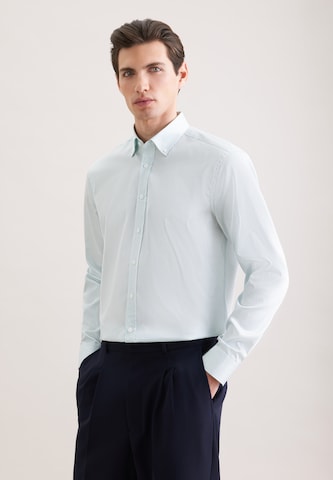 SEIDENSTICKER Regular fit Business shirt in Green: front