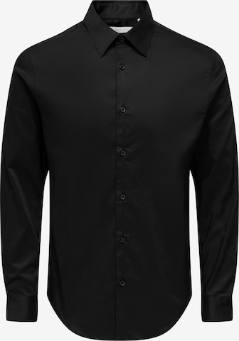 Chemise 'ONSJIM' Only & Sons en noir : devant