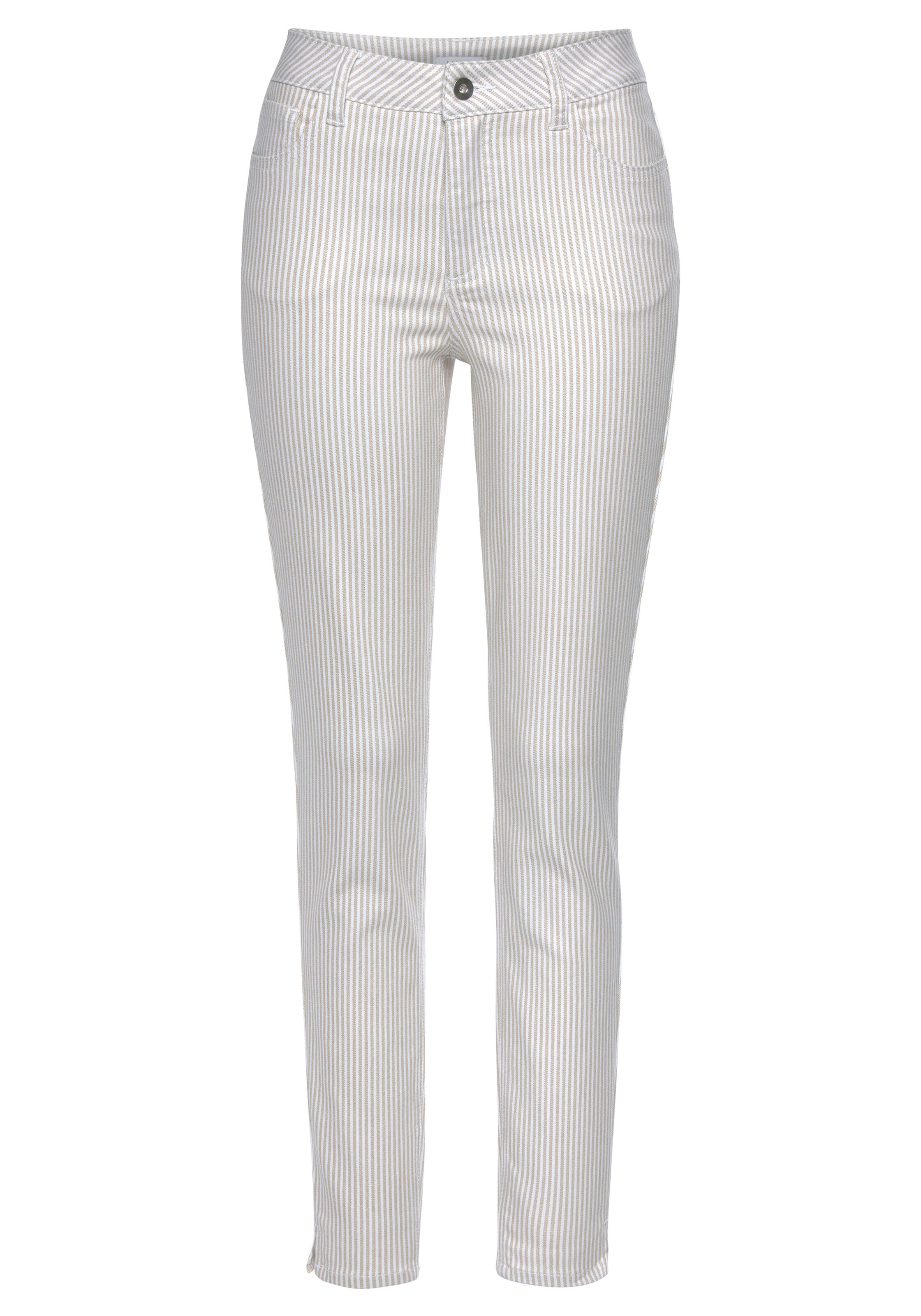 LASCANA Kalhoty – hnědá: přední strana