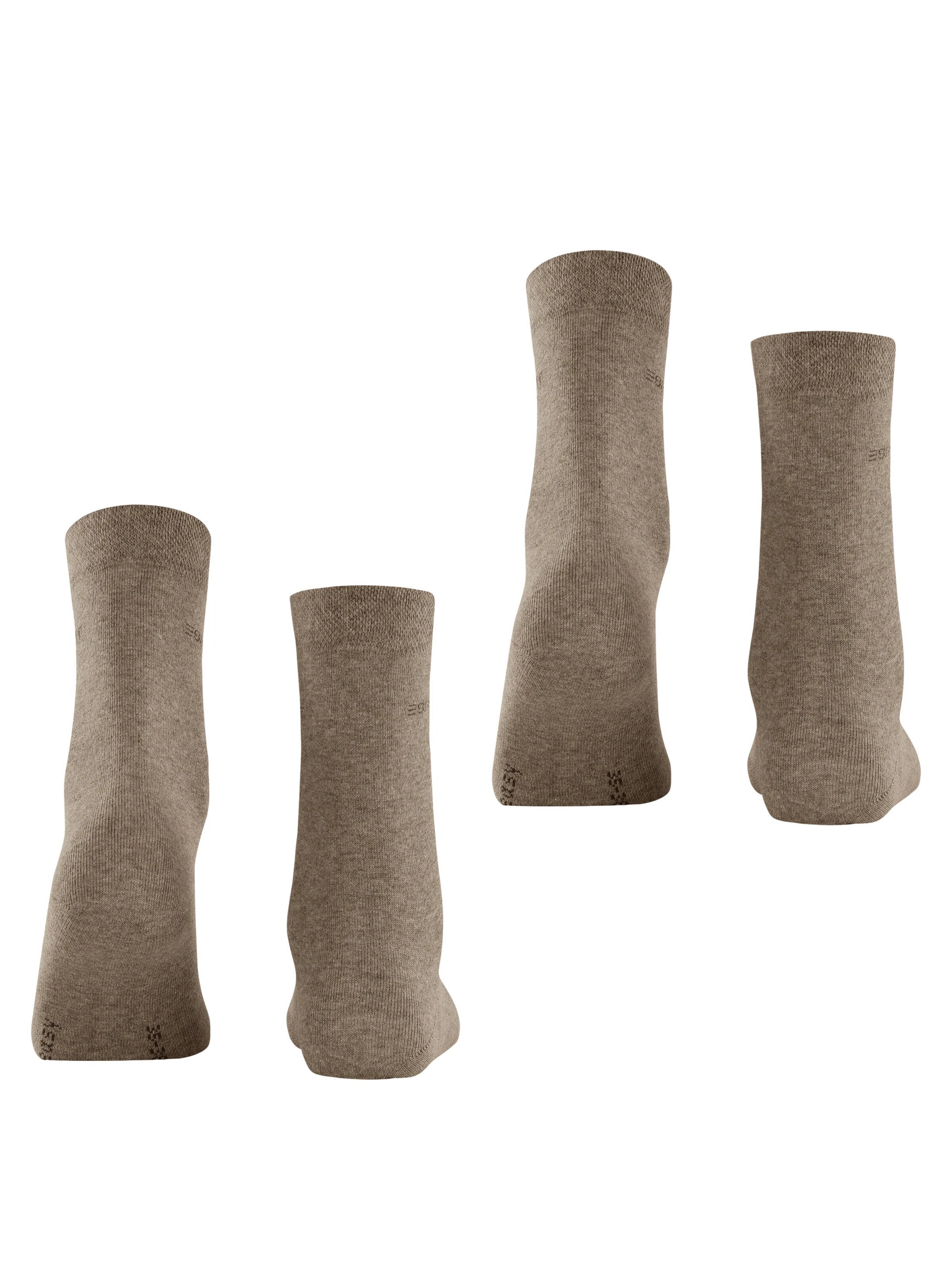 ESPRIT Socks 'Basic Easy 2-Pack' in Brown