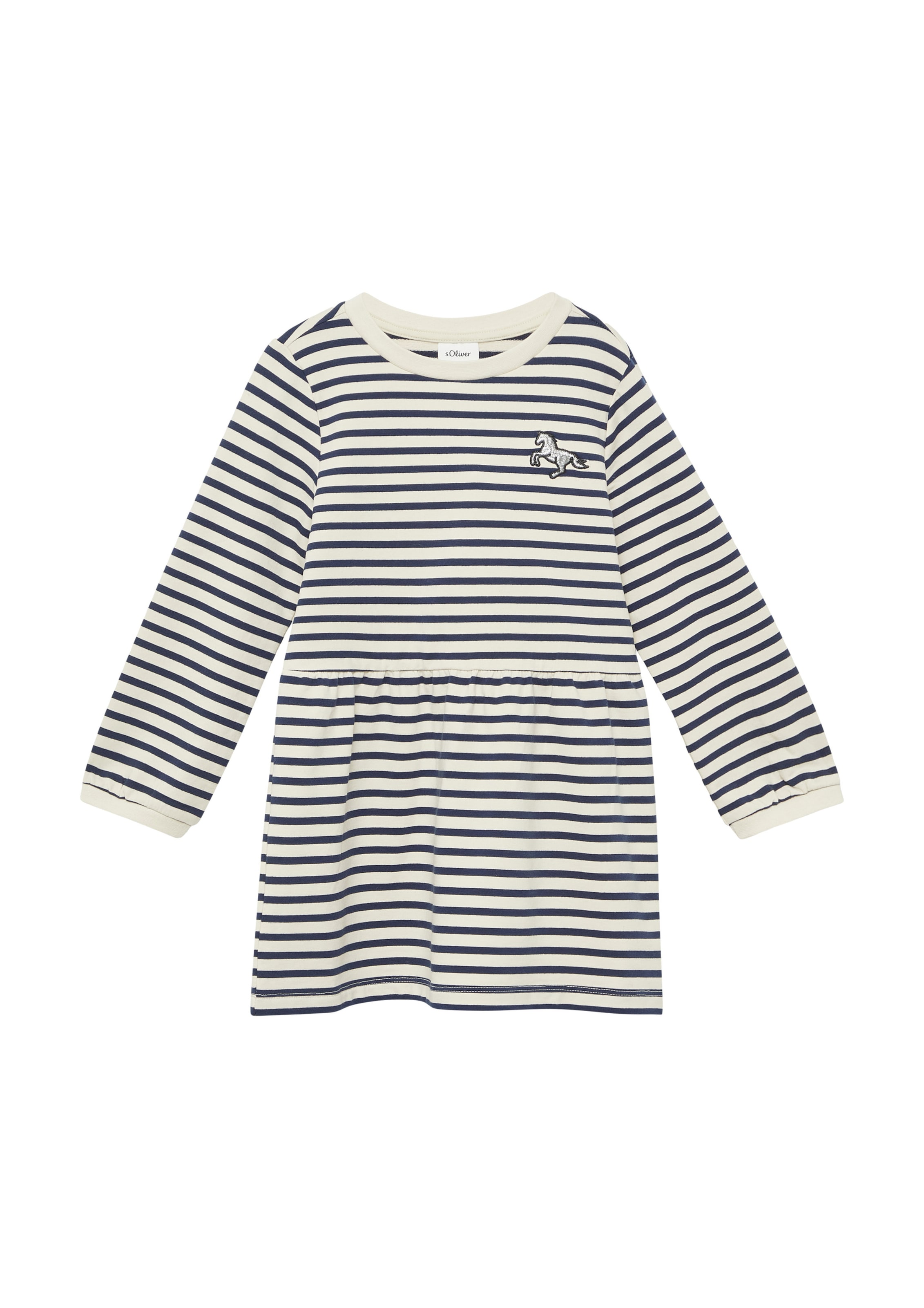 s.Oliver Jurk in Beige: voorkant