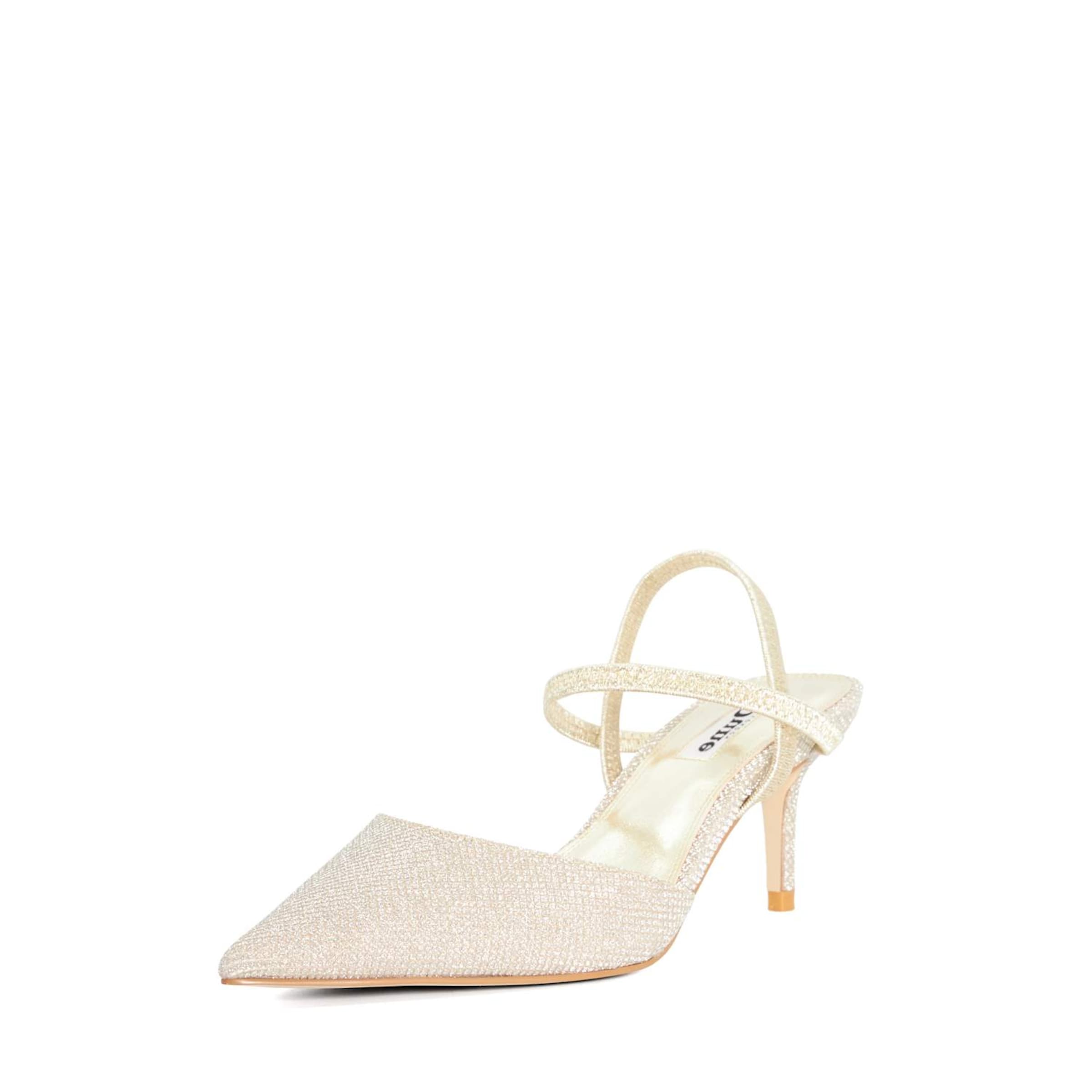 Dune LONDON Slingpumps 'Classical' in Goud: voorkant