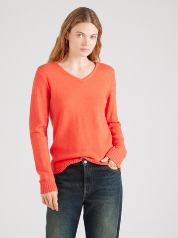Pull-over 'Viril' VILA en rouge : devant