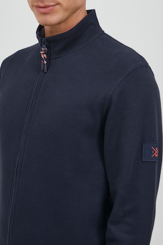 INDICODE JEANS Zip-Up Hoodie 'Arcelio' in Blue