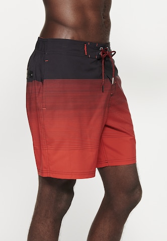 Shorts de bain KOROSHI en rouge