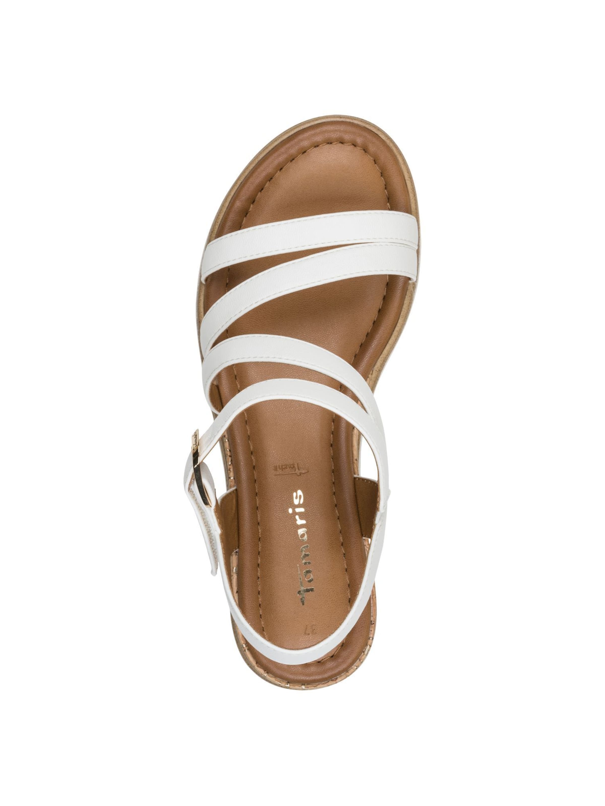 Sandales à lanières Tamaris en blanc