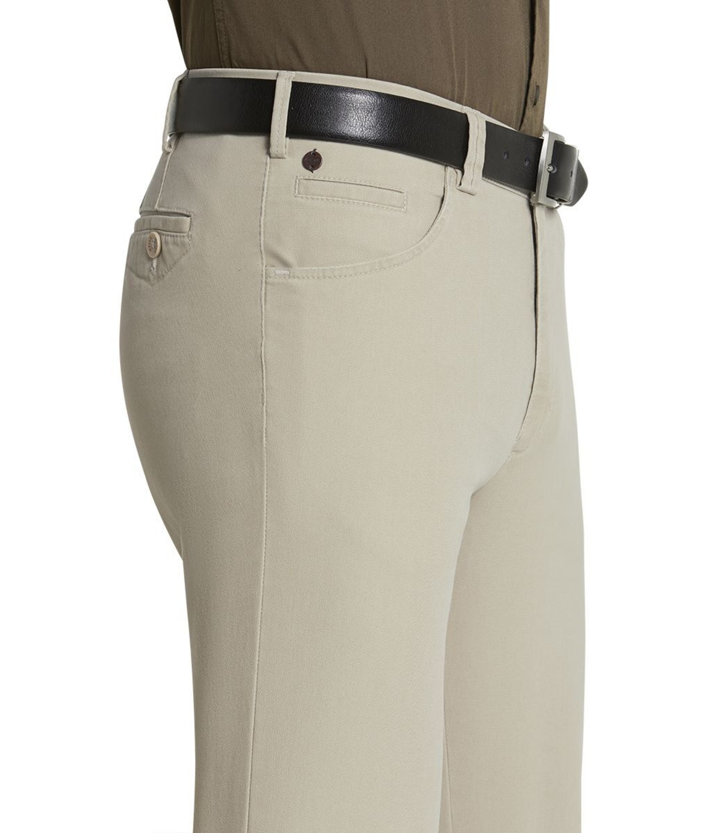 Meyer Hosen Regular Chino Pants 'Dublin' in Beige