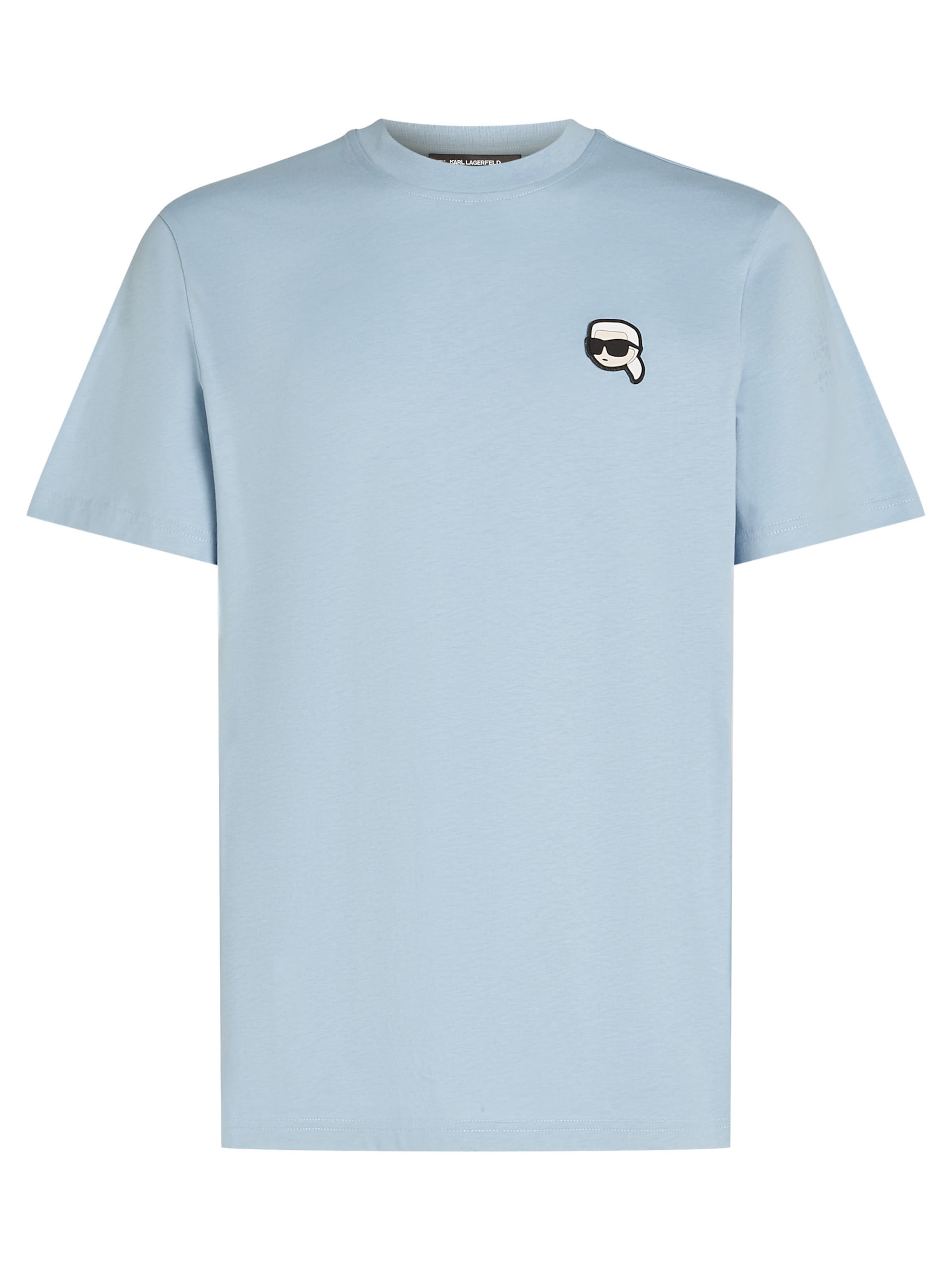 Karl Lagerfeld Тениска в синьо: отпред