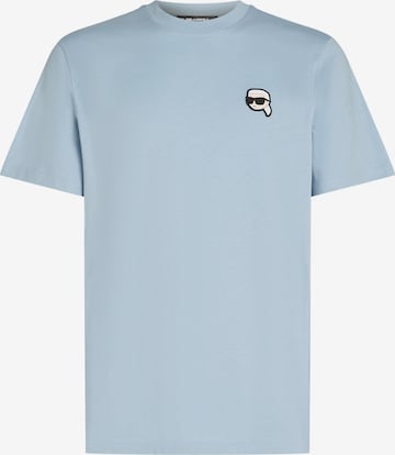 T-Shirt Karl Lagerfeld en bleu : devant
