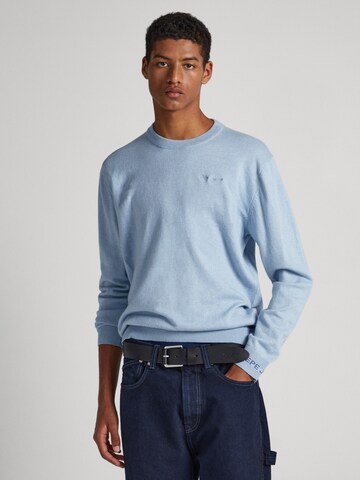 Pepe Jeans Sweater 'ANDRE CREW NECK' in Blue: front