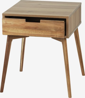 Wenko Side Table in Brown: front