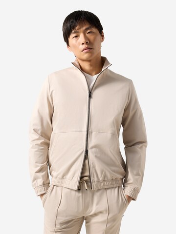 BOGNER Sweatjacke 'Rupert' in Beige: Vorderseite