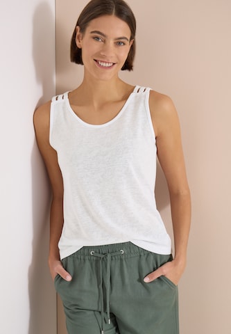 CECIL Top in Weiß: Vorderseite