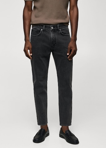 MANGO MAN Regular Jeans 'Ben' in Grey: front