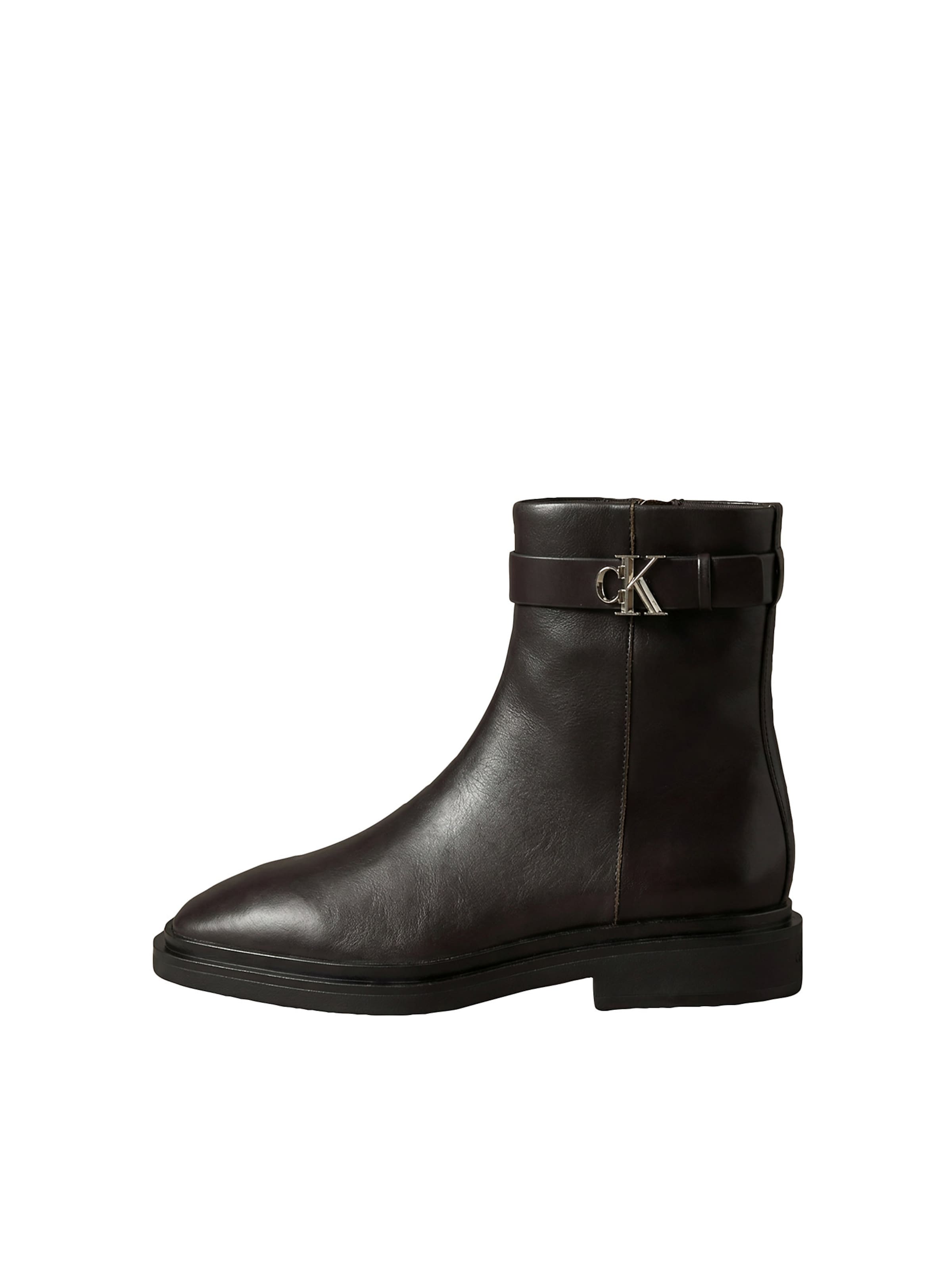 Calvin Klein Ankle boots in Brown: front