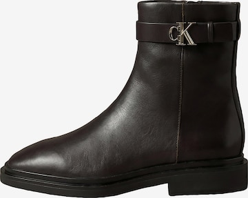Calvin Klein Booties in Brown: front
