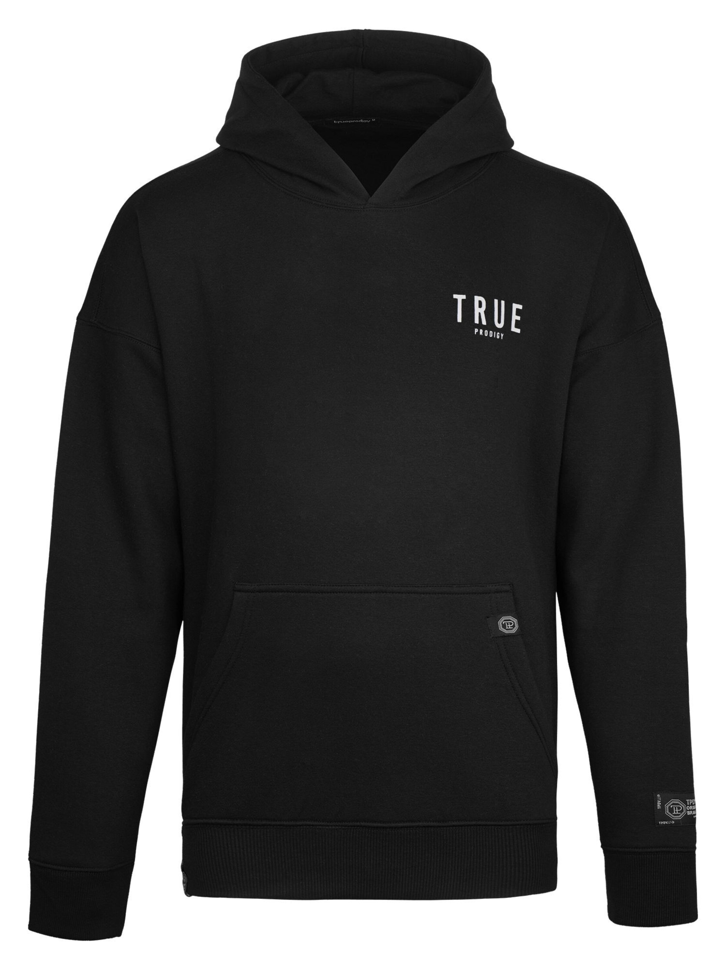 trueprodigy - Sudadera 'Lucian' en negro: frente