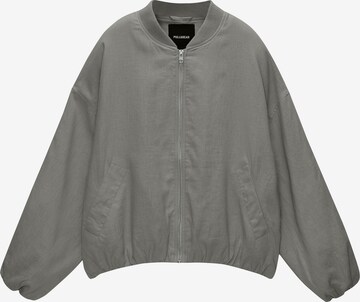 Giacca di mezza stagione di Pull&Bear in grigio: frontale