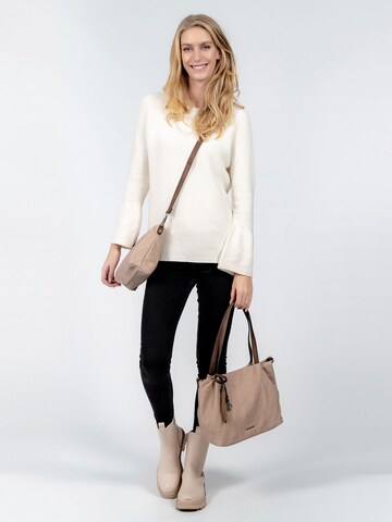 Cabas 'Elke' Emily & Noah en beige